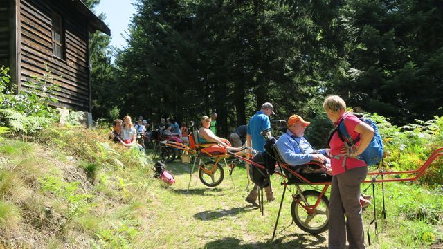 Randonnée joëlettes à Ramonchamp