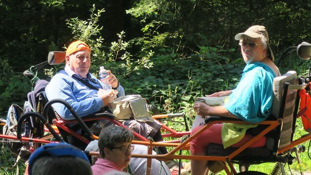 Randonnée joëlettes à Ramonchamp