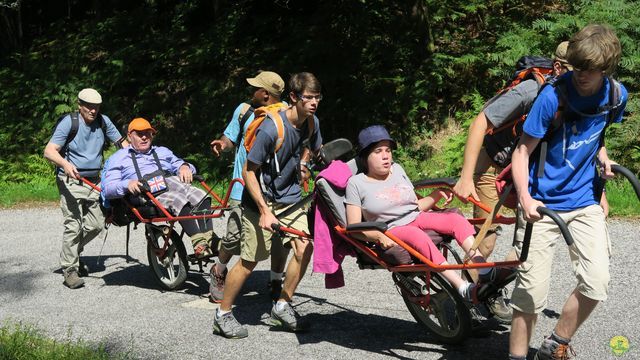 Randonnée joëlettes à Ramonchamp