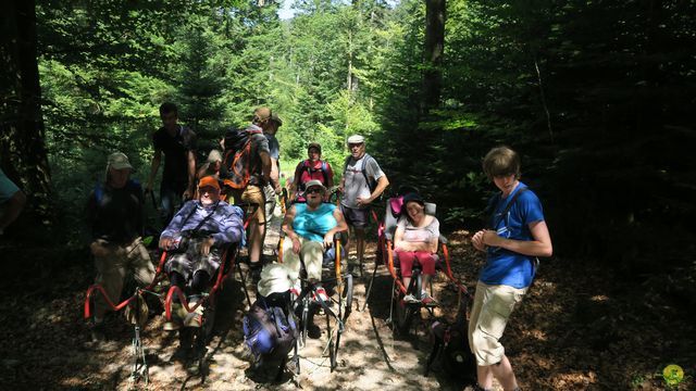 Randonnée joëlettes à Ramonchamp