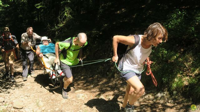 Randonnée joëlettes à Ramonchamp