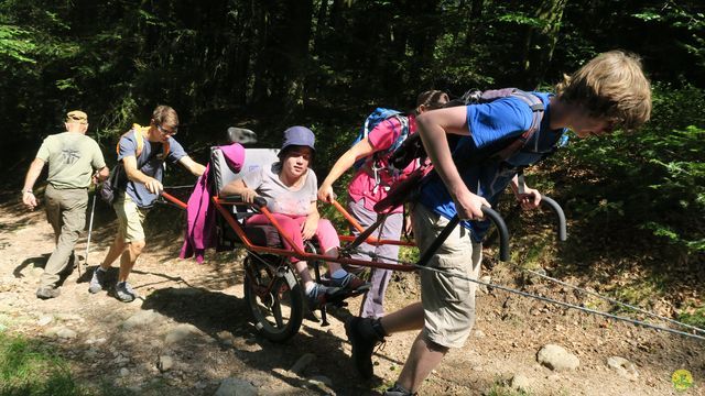 Randonnée joëlettes à Ramonchamp