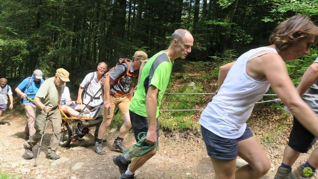 Randonnée joëlettes à Ramonchamp