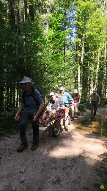 Randonnée joëlettes à Ramonchamp