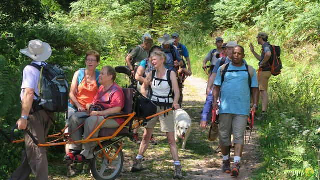 Randonnée joëlettes à Ramonchamp