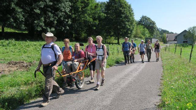 Randonnée joëlettes à Ramonchamp