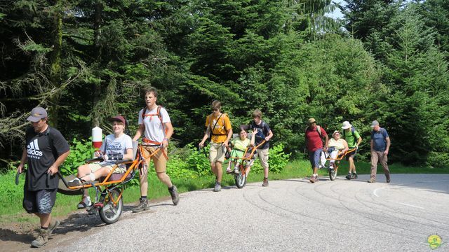 Randonnée joëlettes à Ramonchamp