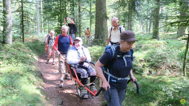 Randonnée joëlettes à Ramonchamp