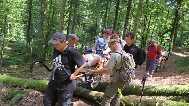 Randonnée joëlettes à Ramonchamp