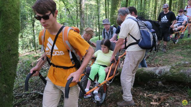 Randonnée joëlettes à Ramonchamp