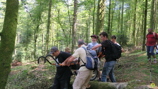 Randonnée joëlettes à Ramonchamp