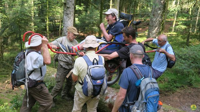 Randonnée joëlettes à Ramonchamp