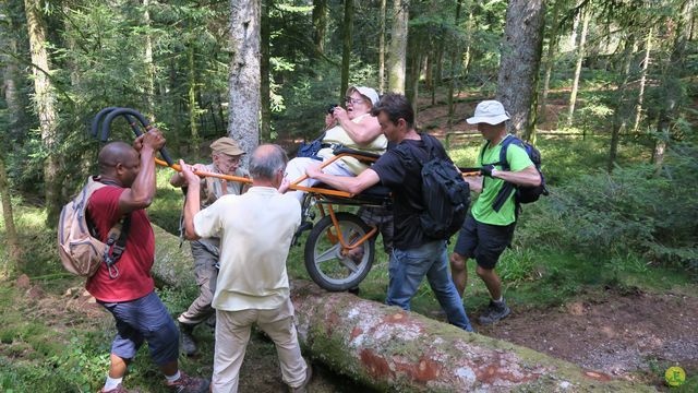 Randonnée joëlettes à Ramonchamp