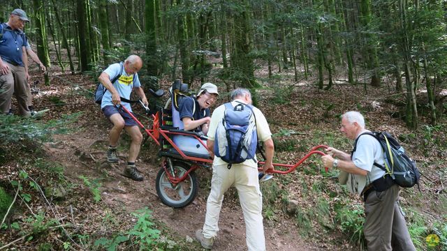 Randonnée joëlettes à Ramonchamp