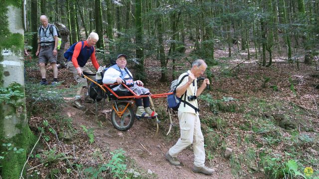 Randonnée joëlettes à Ramonchamp