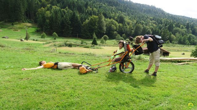 Randonnée joëlettes à Ramonchamp