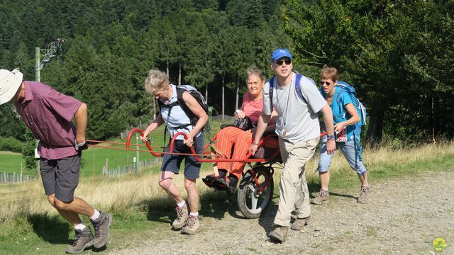 Randonnée joëlettes à Ramonchamp