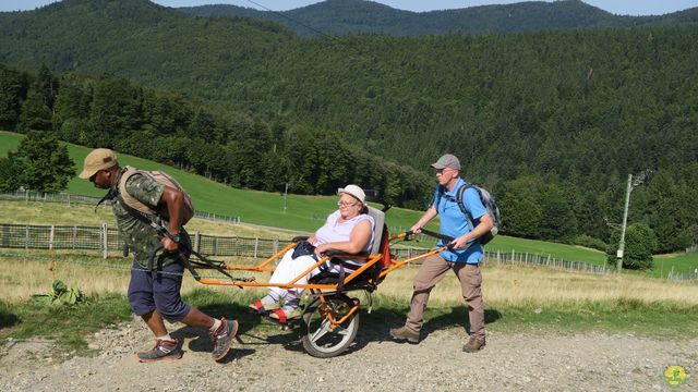 Randonnée joëlettes à Ramonchamp