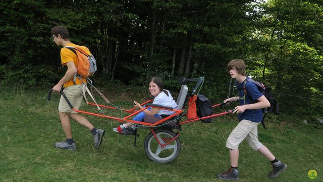 Randonnée joëlettes à Ramonchamp