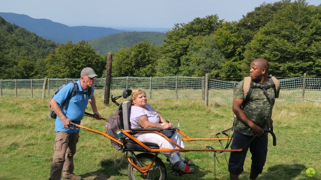 Randonnée joëlettes à Ramonchamp