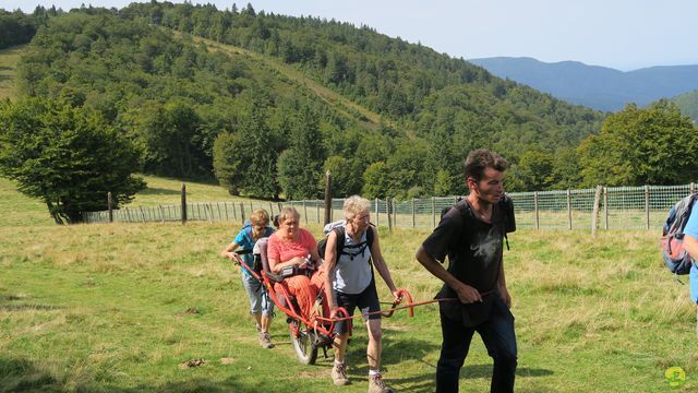 Randonnée joëlettes à Ramonchamp