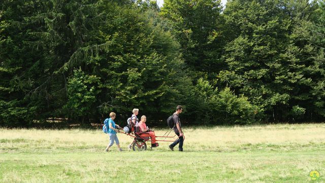 Randonnée joëlettes à Ramonchamp