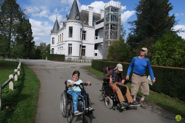 Randonnée joëlettes à Chevetogne