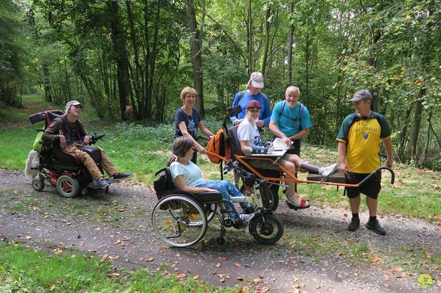 Randonnée joëlettes à Chevetogne