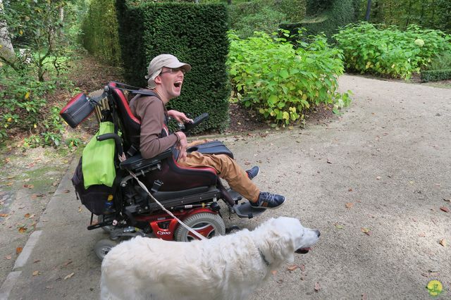 Randonnée joëlettes à Chevetogne