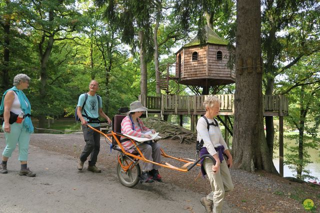 Randonnée joëlettes à Chevetogne