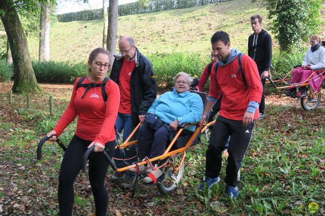 Randonnée joëlettes à Chevetogne