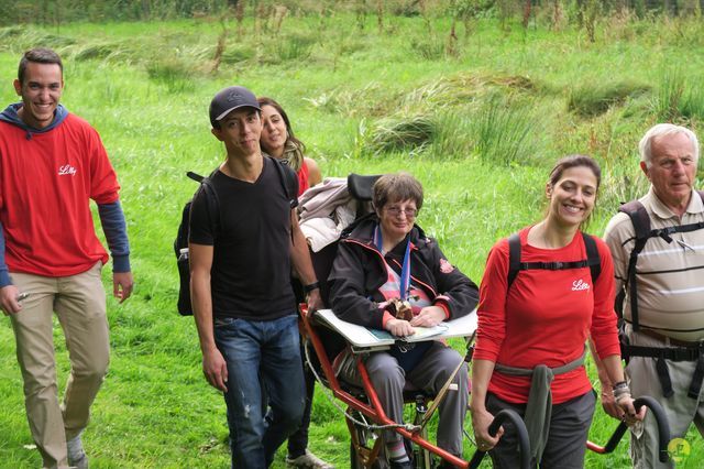 Randonnée joëlettes à Chevetogne