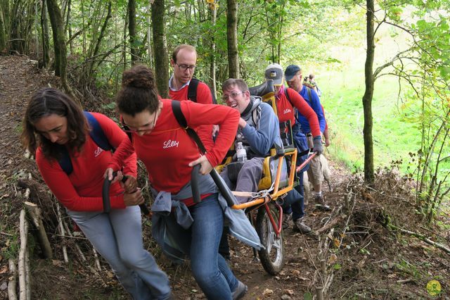 Randonnée joëlettes à Chevetogne