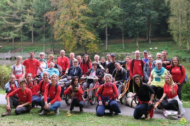 Randonnée joëlettes à Chevetogne