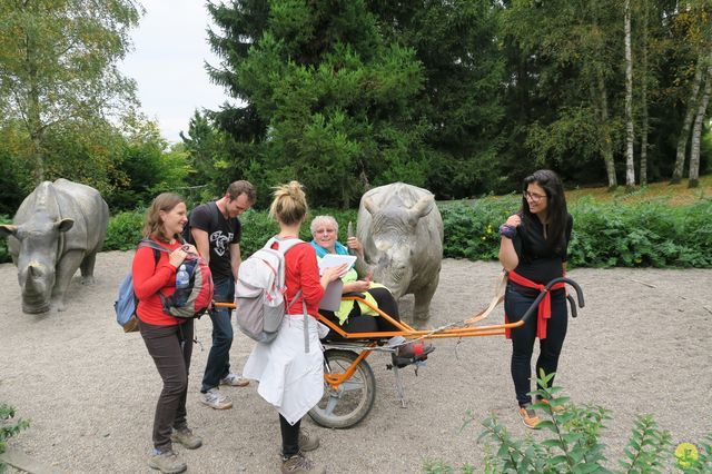 Randonnée joëlettes à Chevetogne