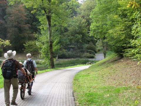 Randonnée joëlettes à Chevetogne