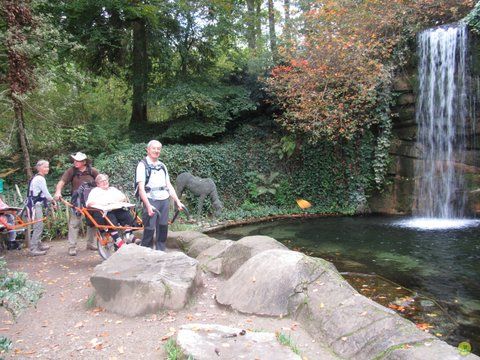 Randonnée joëlettes à Chevetogne