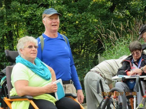 Randonnée joëlettes à Chevetogne