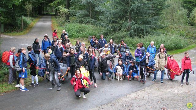 Randonnée joëlettes à Watermael-Boitsfort