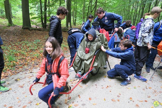 Randonnée joëlettes à Watermael-Boitsfort