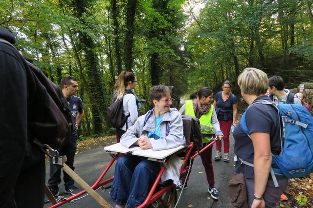 Randonnée joëlettes à Andenne