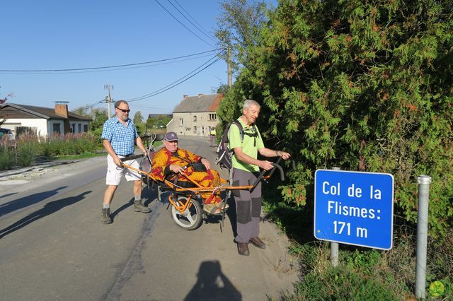 Randonnée joëlettes à Andenne