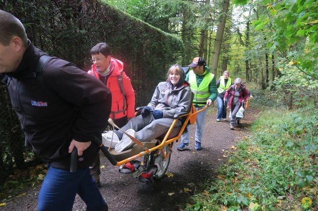 Randonnée joëlettes à Fayenbois