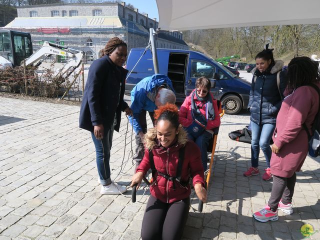 Randonnée joëlettes à Namur