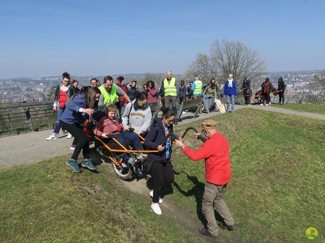 Randonnée joëlettes à Namur