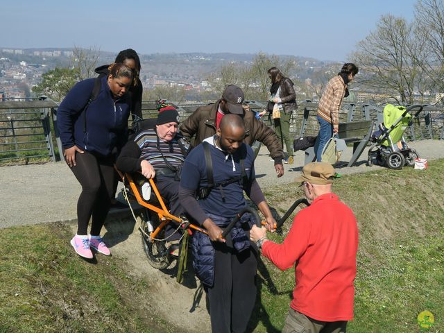 Randonnée joëlettes à Namur