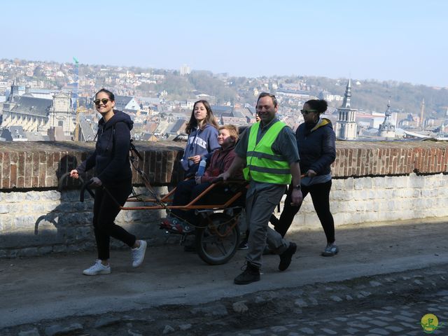 Randonnée joëlettes à Namur