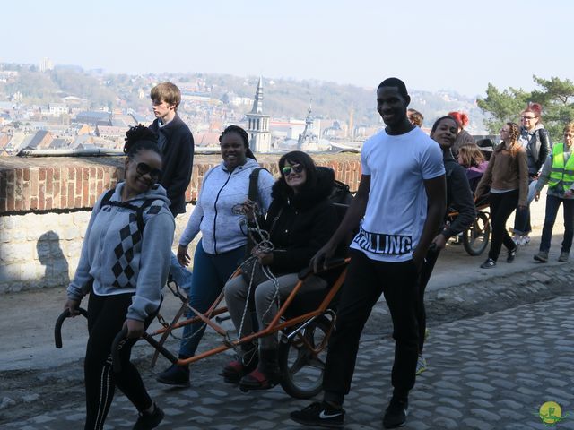 Randonnée joëlettes à Namur