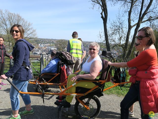 Randonnée joëlettes à Namur