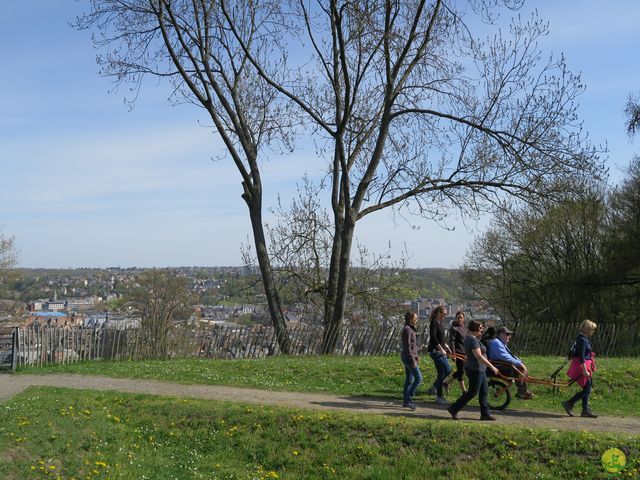 Randonnée joëlettes à Namur